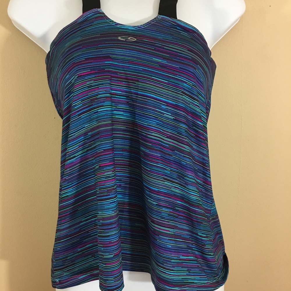 C9 Champion Duo Dry Criss-Cross Racerback Top